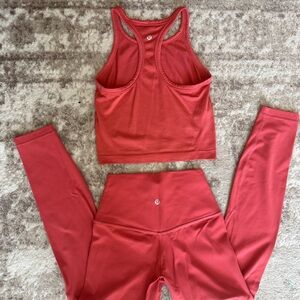 Lululemon Athletica Leggings and Tank Set
